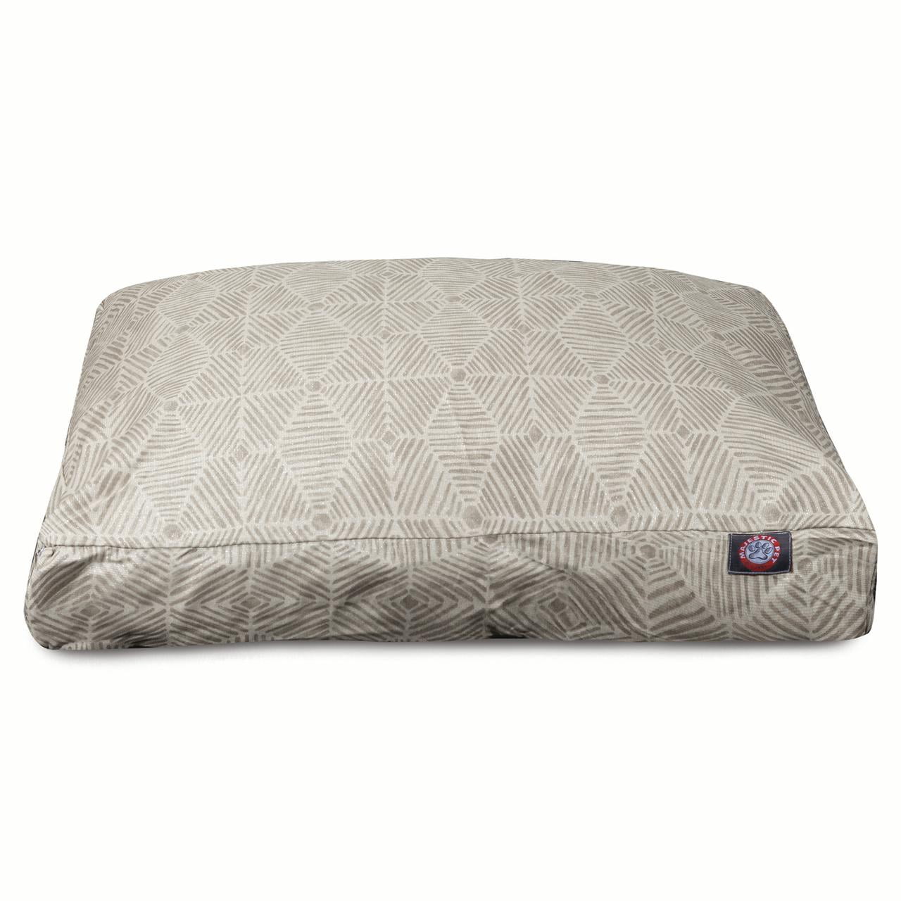 Majestic Pet | Charlie Rectangle Pet Bed For Dogs, Removable Cover, Beige Metallic, Small