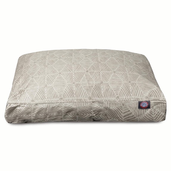 Majestic Pet | Charlie Rectangle Pet Bed For Dogs, Removable Cover, Beige Metallic, Small