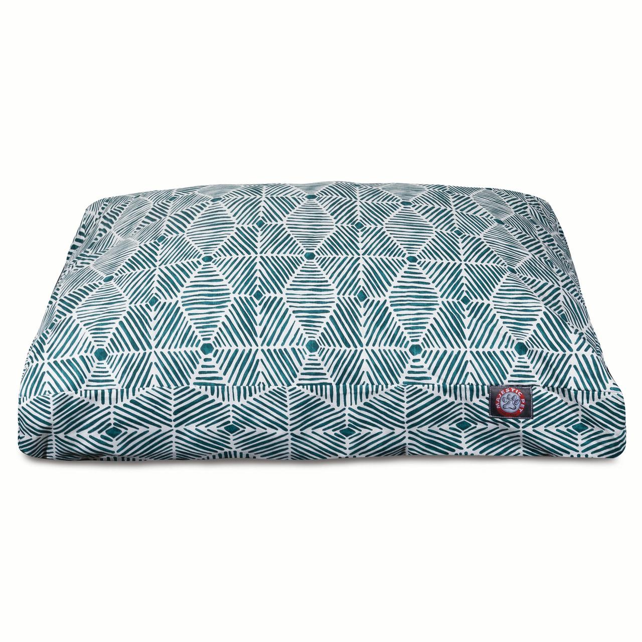 Majestic Pet | Charlie Rectangle Pet Bed For Dogs, Removable Cover, Emerald, Medium