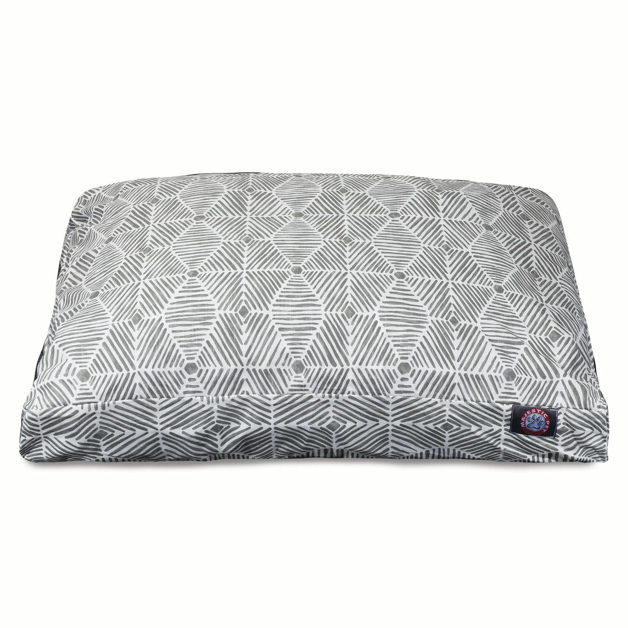 Majestic Pet | Charlie Rectangle Pet Bed For Dogs, Removable Cover, Gray, Extra Large