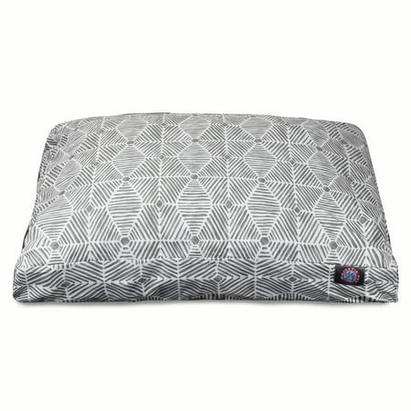 Majestic Pet | Charlie Rectangle Pet Bed For Dogs, Removable Cover, Gray, Extra Large