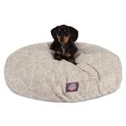 Majestic Pet Charlie Round Dog Bed Cotton Twill Removable Cover Machine Washable