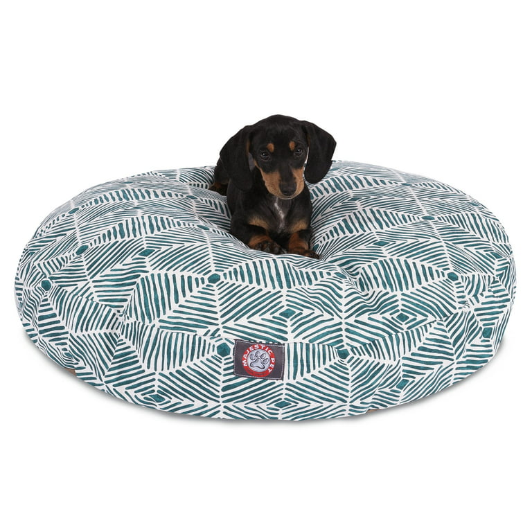 Majestic Pet | Charlie Round Pet Bed For Dogs, Removable Cover, Emerald,  Small