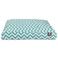 thumbnail image 1 of Majestic Pet | Chevron Rectangle Pet Bed For Dogs, Removable Cover, Teal, Extra Large, 1 of 6