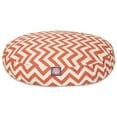 thumbnail image 1 of Majestic Pet | Chevron Round Pet Bed For Dogs, Removable Cover, Burnt Orange, Medium, 1 of 5