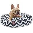 thumbnail image 1 of Majestic Pet | Chevron Round Pet Bed For Dogs, Removable Cover, Navy Blue, Small, 1 of 6