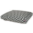 thumbnail image 1 of Majestic Pet | Chevron Shredded Memory Foam Rectangle Pet Bed For Dogs, Removable Cover, Black, Medium, 1 of 5
