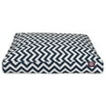 thumbnail image 1 of Majestic Pet | Chevron Shredded Memory Foam Rectangle Pet Bed For Dogs, Removable Cover, Navy, Medium, 1 of 5