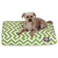 thumbnail image 1 of Majestic Pet | Chevron Shredded Memory Foam Rectangle Pet Bed For Dogs, Removable Cover, Sage, Small, 1 of 6