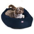 thumbnail image 1 of Majestic Pet Faux Suede Bagel Pet Bed for Dogs, Calming Dog Bed Washable, Extra Large, Navy Blue, 1 of 5