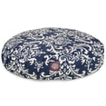 thumbnail image 1 of Majestic Pet | French Quarter Round Pet Bed For Dogs, Removable Cover, Navy Blue, Medium, 1 of 5