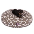 thumbnail image 1 of Majestic Pet Fusion Round Dog Bed Cotton Twill Removable Cover Mocha Small 30 x 30 x 4, 1 of 6
