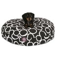 thumbnail image 1 of Majestic Pet | Fusion Round Pet Bed For Dogs, Removable Cover, Black, Small, 1 of 6