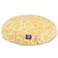 thumbnail image 1 of Majestic Pet | Fusion Round Pet Bed For Dogs, Removable Cover, Yellow, Medium, 1 of 5