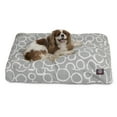 thumbnail image 1 of Majestic Pet | Fusion Shredded Memory Foam Rectangle Pet Bed For Dogs, Removable Cover, Gray, Large, 1 of 2