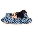 thumbnail image 1 of Majestic Pet | Links Rectangle Pet Bed For Dogs, Removable Cover, Navy Blue, Extra Large, 1 of 6