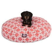 Majestic Pet Links Round Dog Bed Cotton Twill Removable Cover Machine Washable