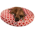 thumbnail image 1 of Majestic Pet | Links Round Pet Bed For Dogs, Removable Cover, Red, Large, 1 of 6