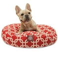 thumbnail image 1 of Majestic Pet | Links Round Pet Bed For Dogs, Removable Cover, Red, Small, 1 of 6