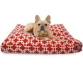 thumbnail image 1 of Majestic Pet | Links Shredded Memory Foam Rectangle Pet Bed For Dogs, Removable Cover, Red, Small, 1 of 6