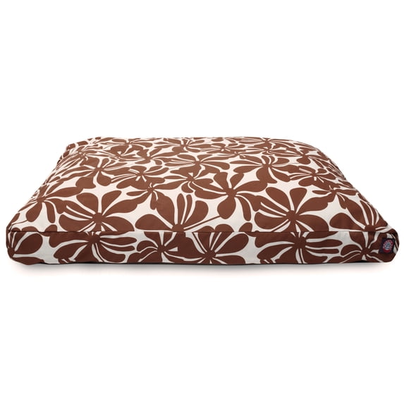 Majestic Pet | Plantation Rectangle Pet Bed For Dogs, Removable Cover, Chocolate, Large