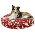 thumbnail image 1 of Majestic Pet | Plantation Round Pet Bed For Dogs, Removable Cover, Red, Medium, 1 of 6