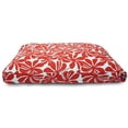 thumbnail image 1 of Majestic Pet | Plantation Shredded Memory Foam Rectangle Pet Bed For Dogs, Removable Cover, Red, Medium, 1 of 5