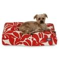 thumbnail image 1 of Majestic Pet | Plantation Shredded Memory Foam Rectangle Pet Bed For Dogs, Removable Cover, Red, Small, 1 of 6