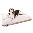 thumbnail image 1 of Majestic Pet Solid Color Rectangular Pillow Dog Bed Machine Washable Khaki Medium 30" x 40" x 8", 1 of 5