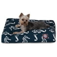 thumbnail image 1 of Majestic Pet | Sea Horse Rectangle Pet Bed For Dogs, Removable Cover, Navy, Small, 1 of 6