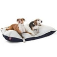 thumbnail image 1 of Majestic Pet Solid Color Rectangular Pillow Dog Bed Machine Washable Blue X-Large 42" x 60" x 8", 1 of 5