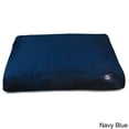 thumbnail image 1 of Majestic Pet | Solid Rectangle Pet Bed For Dogs, Removable Cover, Navy Blue, Extra Large, 1 of 5