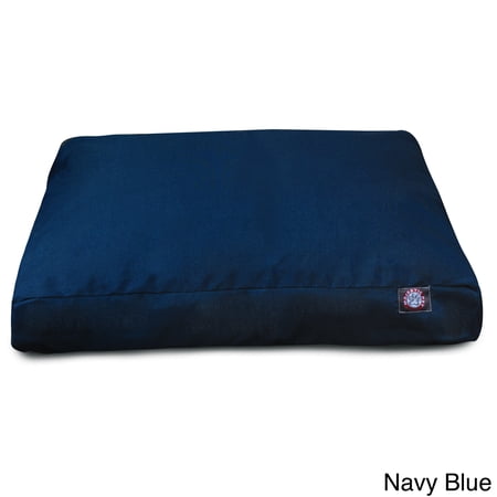 Majestic Pet | Solid Rectangle Pet Bed For Dogs, Removable Cover, Navy Blue, Extra Large
