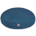 thumbnail image 1 of Majestic Pet Solid Round Dog Bed Treated Polyester Removable Cover Navy Blue Large 42 x 42 x 5, 1 of 5