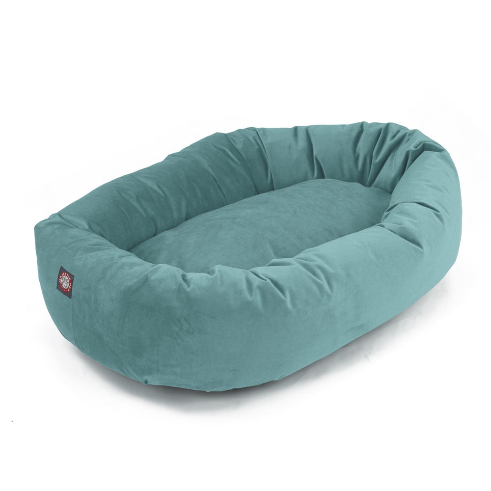 Majestic Pet Sonora Bagel Pet Bed for Dogs, Calming Dog Bed Washable, Sky, Small