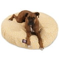 thumbnail image 1 of Majestic Pet | Towers Round Pet Bed For Dogs, Removable Cover, Citrus, Large, 1 of 6