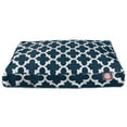 thumbnail image 1 of Majestic Pet | Trellis Rectangle Pet Bed For Dogs, Removable Cover, Navy, Large, 1 of 5