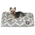 thumbnail image 1 of Majestic Pet | Trellis Shredded Memory Foam Rectangle Pet Bed For Dogs, Removable Cover, Gray, Small, 1 of 6