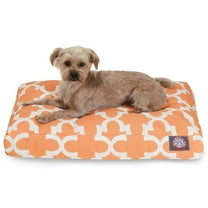 Majestic Pet | Trellis Shredded Memory Foam Rectangle Pet Bed For Dogs, Removable Cover, Peach, Small