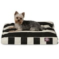 thumbnail image 1 of Majestic Pet | Vertical Stripe Rectangle Pet Bed For Dogs, Removable Cover, Black, Small, 1 of 5