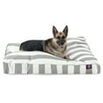thumbnail image 1 of Majestic Pet | Vertical Stripe Rectangle Pet Bed For Dogs, Removable Cover, Gray, Extra Large, 1 of 6
