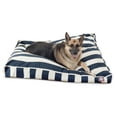 thumbnail image 1 of Majestic Pet | Vertical Stripe Rectangle Pet Bed For Dogs, Removable Cover, Navy Blue, Extra Large, 1 of 5