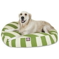 thumbnail image 1 of Majestic Pet | Vertical Stripe Round Pet Bed For Dogs, Removable Cover, Sage, Large, 1 of 6