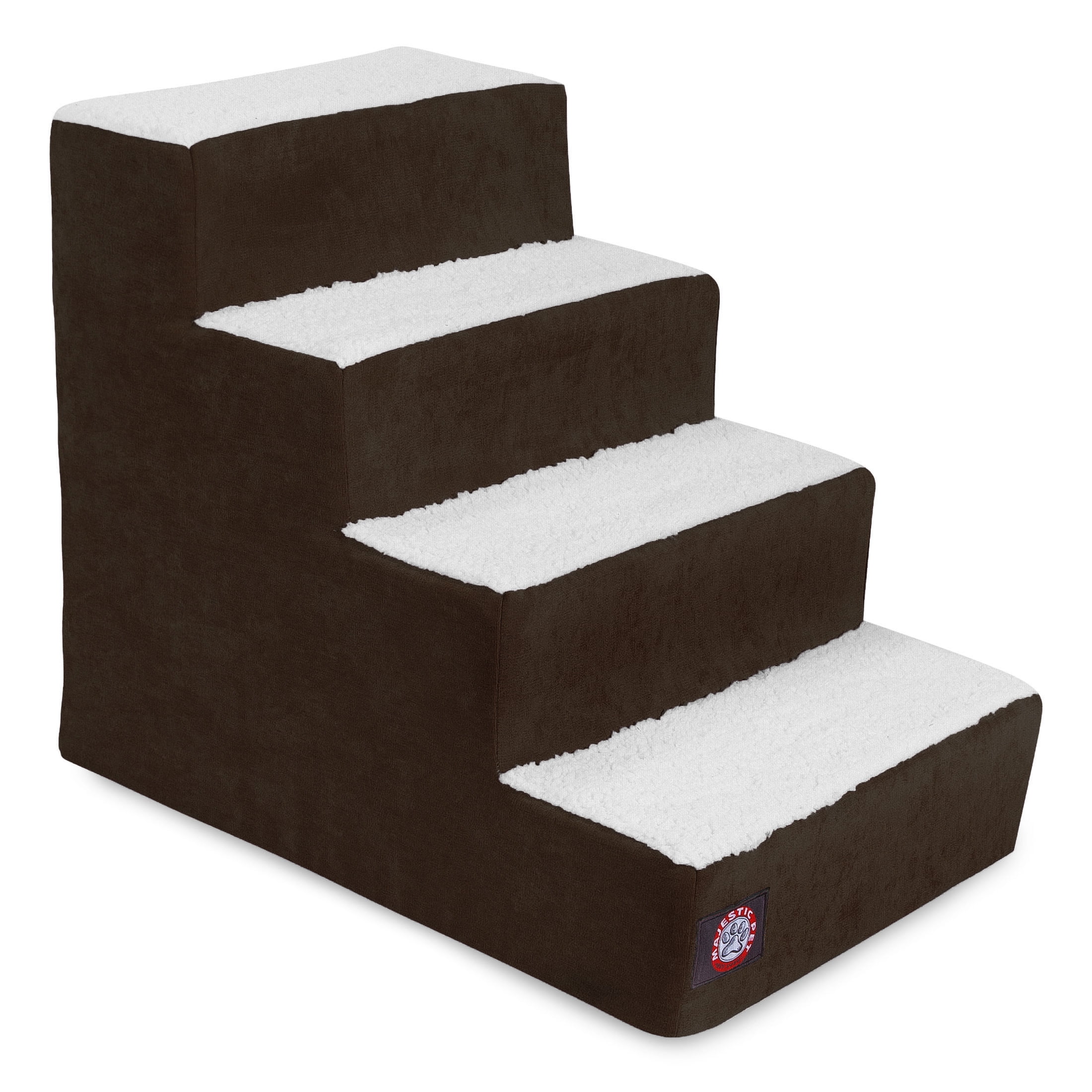 Majestic Pet Villa Pet Stairs 4 Steps Storm Machine Washable Removable Cover 24" x 16" x 20"