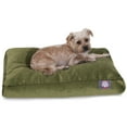 thumbnail image 1 of Majestic Pet | Villa Velvet Rectangle Pet Bed For Dogs, Removable Cover, Fern, Small, 1 of 6