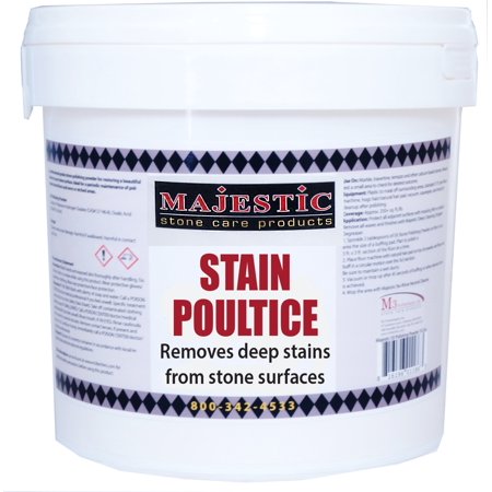 Majestic Poultice Powder-Case of 4 (1.5 lbs.): Remove Deep Stains from Stone Surfaces