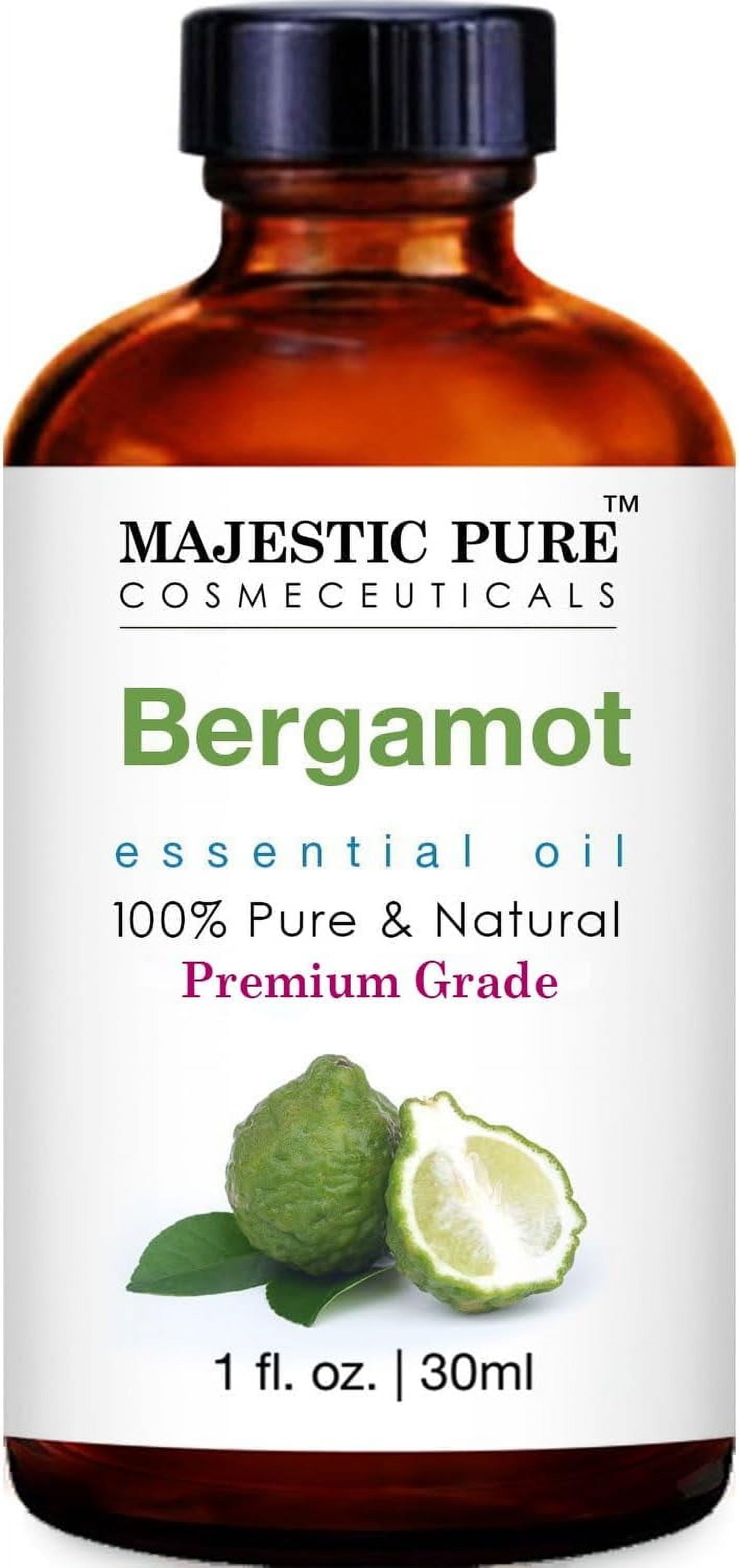 Majestic Pure Bergamot Essential Oil - 100% Pure and Natural, Premium Grade Bergamot Oil, 1 fl oz
