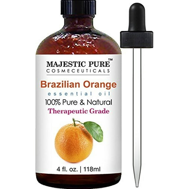 Majestic Pure Brazilian Orange Essential Oil, 4 fl oz