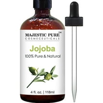 Majestic Pure Jojoba Oil for Hair and Skin, 4 fl oz