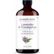 Majestic Pure Lavender & Eucalyptus Essential Oil 4 Fl Oz